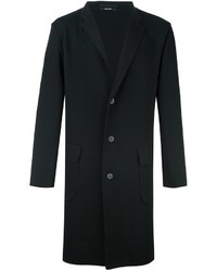 schwarzer Mantel von Issey Miyake