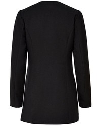 schwarzer Mantel von Jacqueline De Yong
