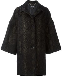 schwarzer Mantel von Just Cavalli