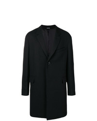 schwarzer Mantel von Lanvin
