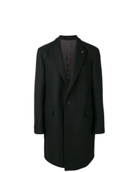 schwarzer Mantel von Lardini
