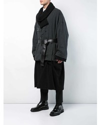 schwarzer Mantel von Yohji Yamamoto