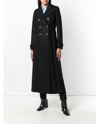 schwarzer Mantel von Miu Miu
