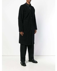 schwarzer Mantel von Yohji Yamamoto