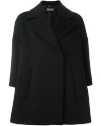 schwarzer Mantel von Max Mara