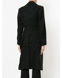 schwarzer Mantel von Comme Des Garçons Vintage