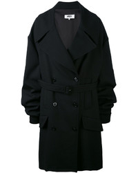 schwarzer Mantel von MM6 MAISON MARGIELA