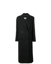 schwarzer Mantel von MM6 MAISON MARGIELA
