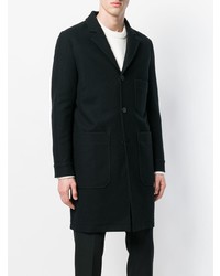schwarzer Mantel von AMI Alexandre Mattiussi