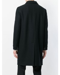 schwarzer Mantel von AMI Alexandre Mattiussi