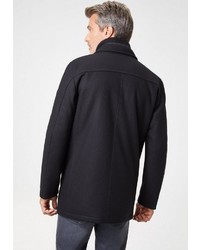 schwarzer Mantel von Pierre Cardin