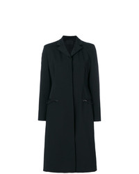 schwarzer Mantel von Prada Vintage