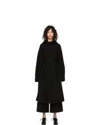 schwarzer Mantel von Regulation Yohji Yamamoto