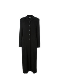 schwarzer Mantel von Romeo Gigli Vintage