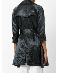 schwarzer Mantel von Comme Des Garçons Girl