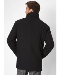 schwarzer Mantel von S4 JACKETS