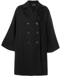 schwarzer Mantel von Salvatore Ferragamo