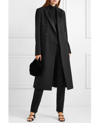 schwarzer Mantel von Victoria Beckham