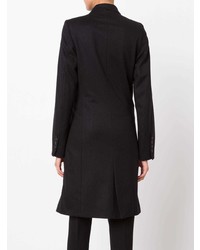 schwarzer Mantel von Ann Demeulemeester