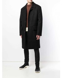 schwarzer Mantel von Raf Simons