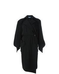 schwarzer Mantel von Thierry Mugler Vintage