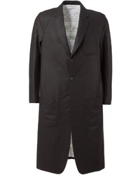 schwarzer Mantel von Thom Browne