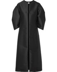 schwarzer Mantel von Totême