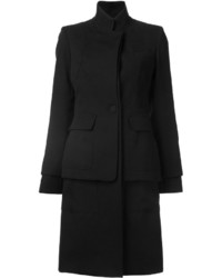 schwarzer Mantel von Vera Wang