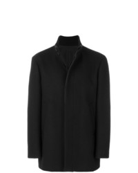 schwarzer Mantel von Versace Collection