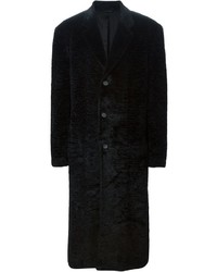 schwarzer Mantel von Versace