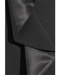 schwarzer Minirock mit Rüschen von Givenchy