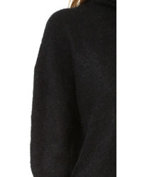 schwarzer Mohair Pullover von Acne Studios