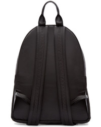 schwarzer Nylon Rucksack von Versace