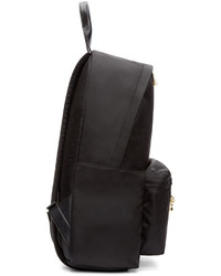 schwarzer Nylon Rucksack von Versace