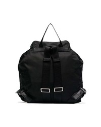 schwarzer Nylon Rucksack von Prada