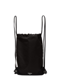 schwarzer Nylon Rucksack von Prada