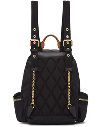 schwarzer Nylon Rucksack von Burberry