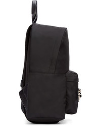 schwarzer Nylon Rucksack von Versace