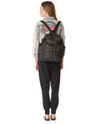 schwarzer Nylon Rucksack von Marc Jacobs