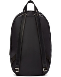 schwarzer Nylon Rucksack von Haerfest