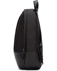 schwarzer Nylon Rucksack von Haerfest