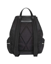 schwarzer Nylon Rucksack von Burberry