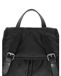 schwarzer Nylon Rucksack von Burberry