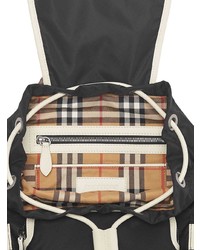 schwarzer Nylon Rucksack von Burberry