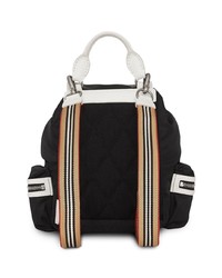 schwarzer Nylon Rucksack von Burberry