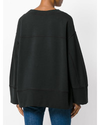 schwarzer Oversize Pullover von Dsquared2