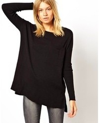 schwarzer Oversize Pullover von Asos
