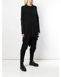 schwarzer Oversize Pullover von Rundholz Black Label