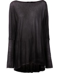schwarzer Oversize Pullover von Avant Toi