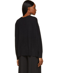 schwarzer Oversize Pullover von Marc by Marc Jacobs